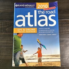 2010 Rand McNally Large Scale Road Atlas – North America – Road Map Book