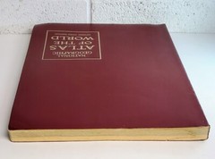 Vtg NATIONAL GEOGRAPHIC ATLAS OF THE WORLD 1970 Lg 13×19” Third Ed Washington DC