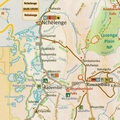 Zambia Tracks 4 Africa Map for Self Driving accommodation essential tourist info