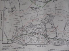 Vintage 1946 LITTLE BERKHAMPSTEAD EPPING GREEN V LARGE SCALE MAP SHEET 16¾”x22½”