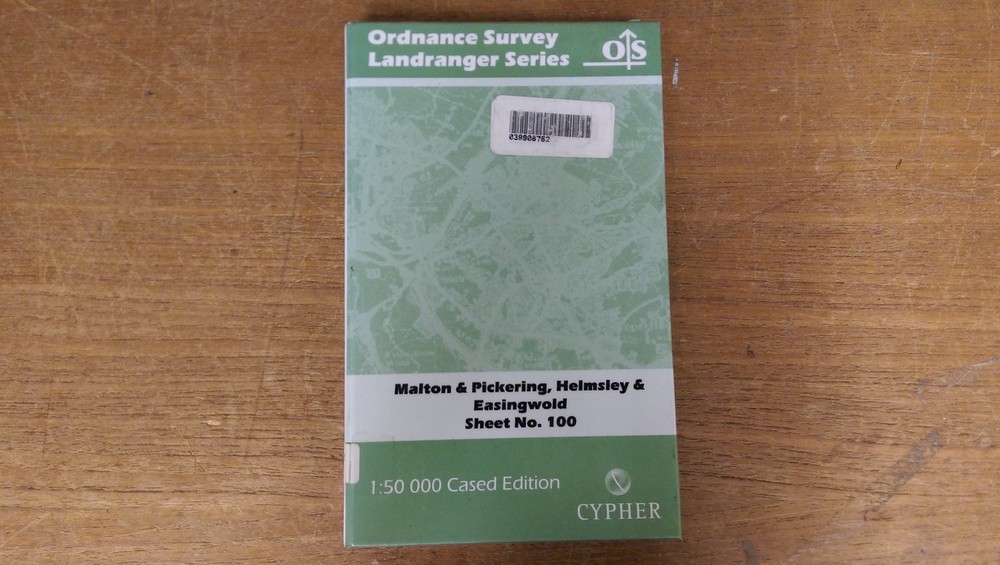 Malton, Pickering, Helmsley: Ordnance Survey Landranger Map 1:50000 #100 (M6)