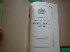 *2 x Ordinance Survey A Description of Scale Maps 1947,small and medium scale