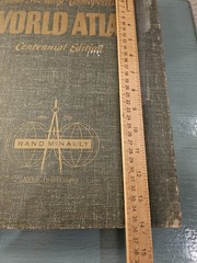Vintage 1956 Rand McNally-Cosmopolitan World Atlas Centennial Edition