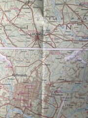 Nelles Map, Nepal: Scale – 1: 1,500,000.