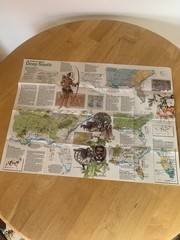 National Geographic The Making of Americe Deep South Map Magazine 1983
