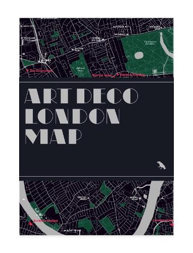 Henrietta Billings Art Deco London Map (Map) (UK IMPORT)