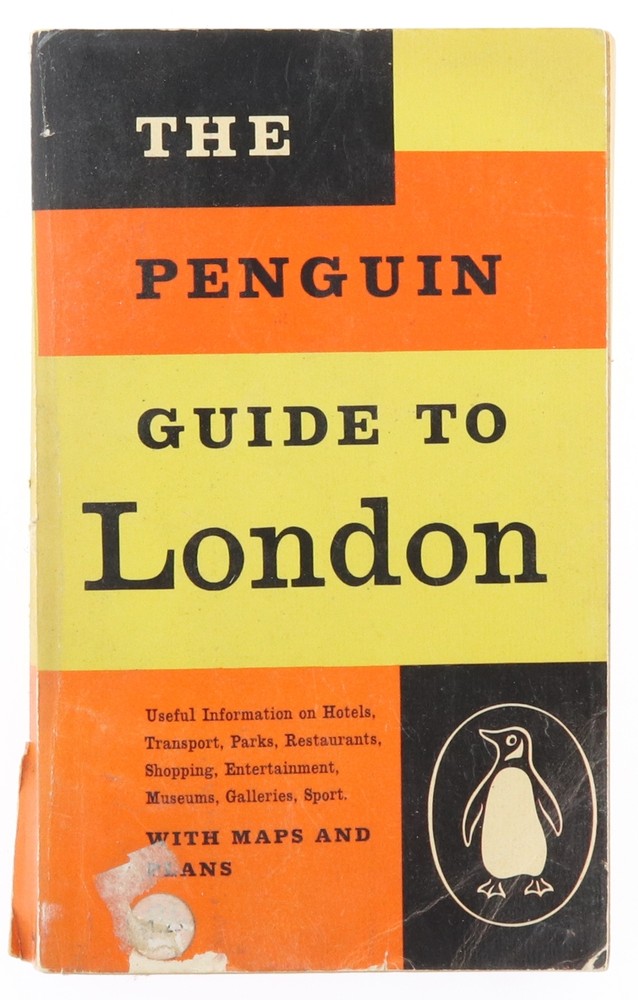 The Penguin Guide to London by F.R. Banks Published 1958 by Penguin Books. HB