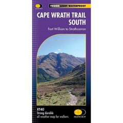 Scotland Trail Hiking Map Cape Wrath Trail South Walking Path Route Harvey Maps