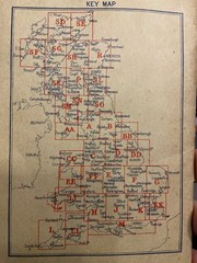 Vintage Motoring and Hiking Map R North East Scotland 1930s Aberdeen – Buckie