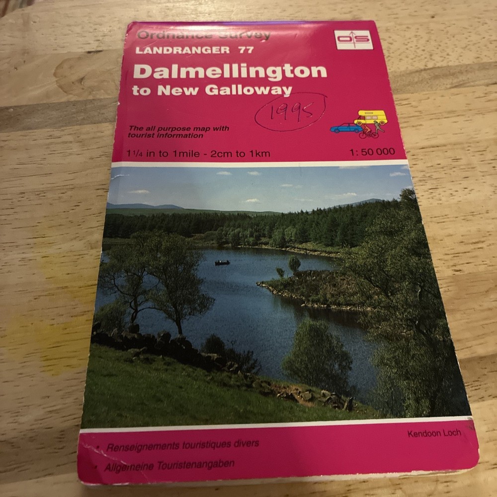 Landranger Map 77 Dalmellington to New G… by Ordnance Survey Sheet map, folded