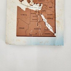 Vintage NAT GEO Egypt’s Nile Valley Map 1995
