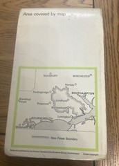 Ordnance Survey Map New forest 1972 Free P&P