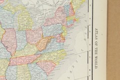 United States and Mexico Rand McNally 1898 Atlas of the World 14″ x 11-1/4″
