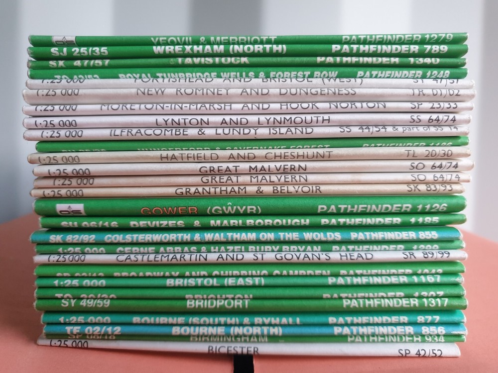 OS Pathfinder Ordnance Survey Map / Sheet 1:25000 CHOOSE A MAP MANY AVAILABLE