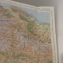 Ordnance Survey Exmoor Tourist Map OS National Park Walking Hiking 1973
