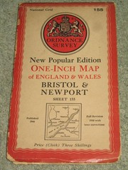 OS Ordnance Survey 1″ New Popular Edition 155 Bristol & Newport – 1946 on cloth