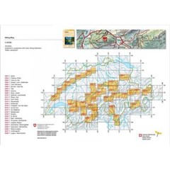 3323T: Jungfrau Region Switzerland Hiking / Walking Map with route suggestions