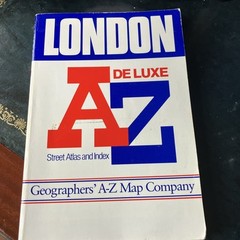 LONDON A-Z DELUXE STREET ATLAS AND INDEX