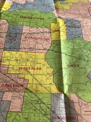 Metropolitan Melbourne Broadbent’s Map No. 181 Circa 1970’s