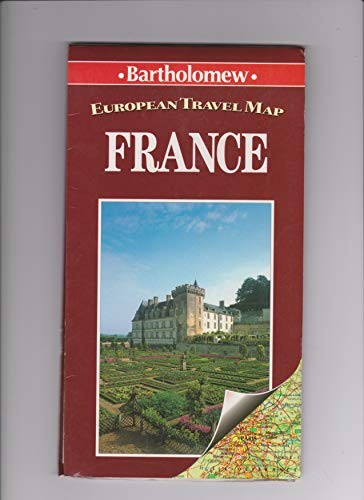 France (Bartholomew European Travel Map S.) Sheet map, folded Book The Fast Free