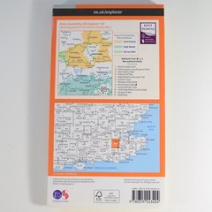 Sevenoaks & Tonbridge – OS Explorer Map 147 – Ordnance Survey – Kent Downs UK
