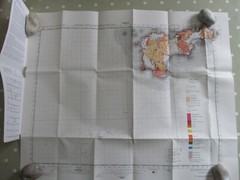 VINTAGE GEOLOGICAL MAP TIREE SCOTLAND SHEET 42 & 50 SOLID & DRIFT EDITION