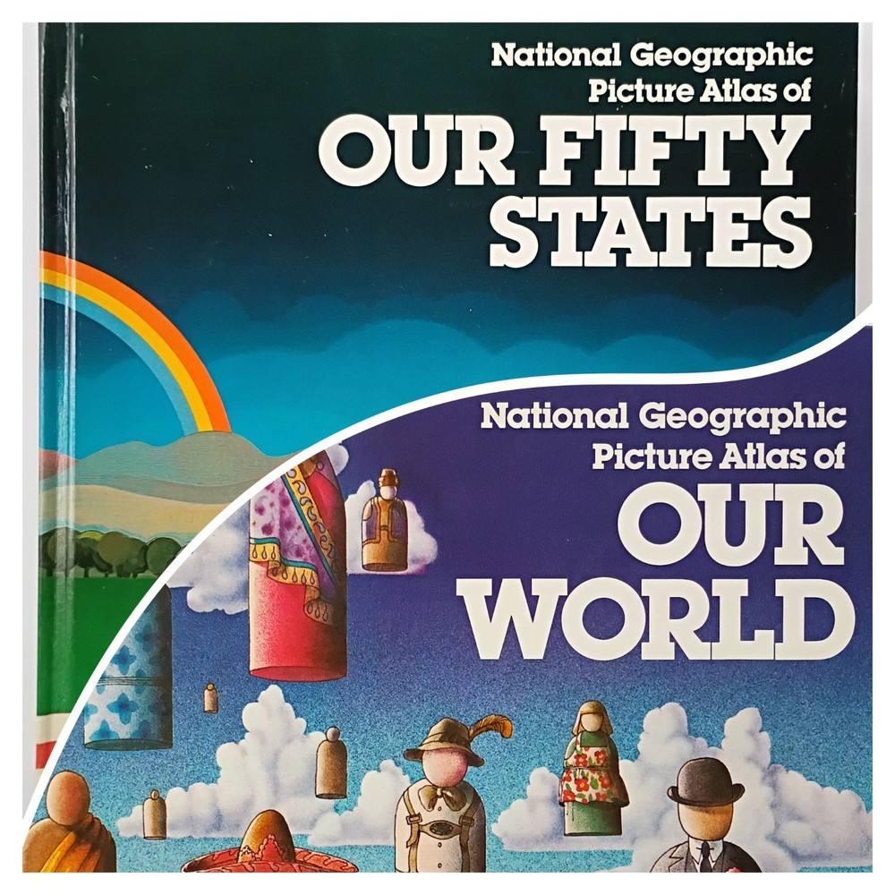National Geographic Picture Atlas Box Set “Our Fifty States,” “Our World”