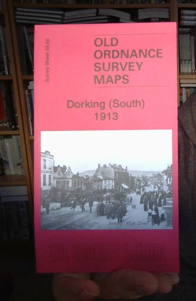 MAP OF Dorking (South) 1913 Surrey Sheet 33.03 NEW 9781787217218