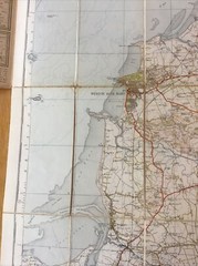 1937 Ordnance Survey One Inch Fifth Edition Cloth Map 111 Bristol And Bath