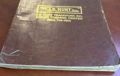 1993 Rand McNally Motor Carriers Road Atlas JB Hunt Book Missing 1 Page 95-96