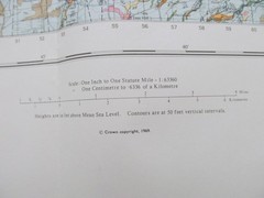 VINTAGE GEOLOGICAL MAP BEWCASTLE CUMBRIA SHEET 12 DRIFT GEOLOGICAL SURVEY 1969
