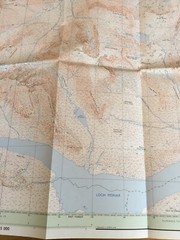 1974 Ordnance Survey Pathfinder Map 174 NH04/14 Loch Monar (incl Lair )