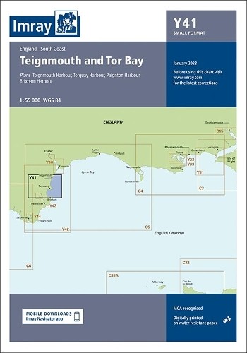 Imray Y Series Imray Chart Y41 (Map) Y Charts