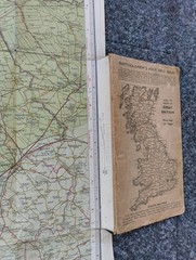 Bartholomews 20 Cambridge Revised “Half Inch” Contoured Maps Paper 1950’s