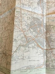 1990 Ordnance Survey Pathfinder Map 1227 TQ 24/34 Horley – Gatwick Airport