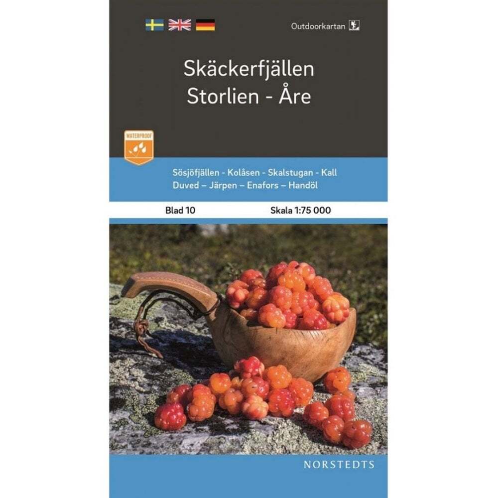 Sweden: Skackerfjallen / Storlien / Are Hiking, Ski-touring and Tourist Map 10