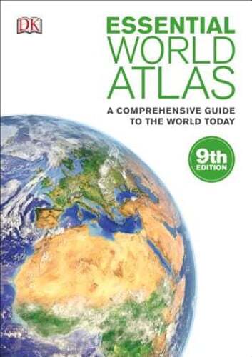 Essential World Atlas: A Comprehensive Guide to the World Today by DK: Used