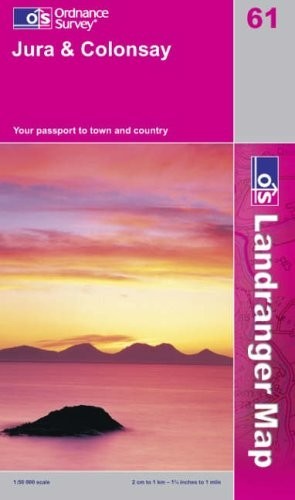 Jura and Colonsay: Sheet 61 (Landranger … by Ordnance Survey Sheet map, folded