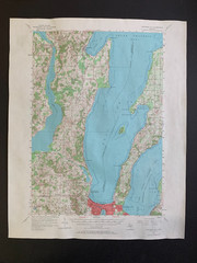 10 MI Geological Survey maps TRAVERSE CITY, EMPIRE, FRANKFORT, MANISTEE, MESICK