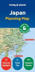 Lonely Planet Japan Planning Map