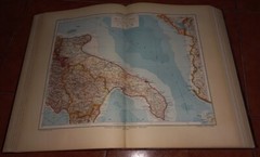 ATLANTE UNIVERSALE ISTITUTO ITALIANO D’ARTI GRAFICHE 1927 72 TAVOLE A COLORI