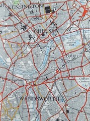 Ordnance Survey – 1 inch to 1 statute mile Sheet 170 – London S.W. – 1965 -63/66