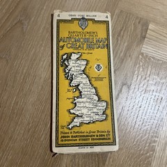 OBAN FORT WILLIAM Bartholomew Quarter Inch Map No 4 Automobile Association 1933