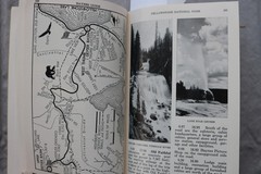 1952 HAYNES GUIDE YELLOWSTONE NATIONAL PARK – FOLD-OUT MAP – K 3460