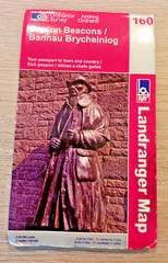 BRECON BEACONS/BANNAU BRYCHEINIOG: OS Landranger Map Sheet 160