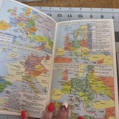 Historical Atlas of the World 1970 Paperback Contains 108 Color Maps