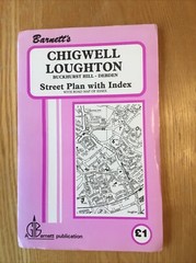 Vintage Barnett’s Street Plan With Index Of Buckhurst Hill, Chigwell & Loughton