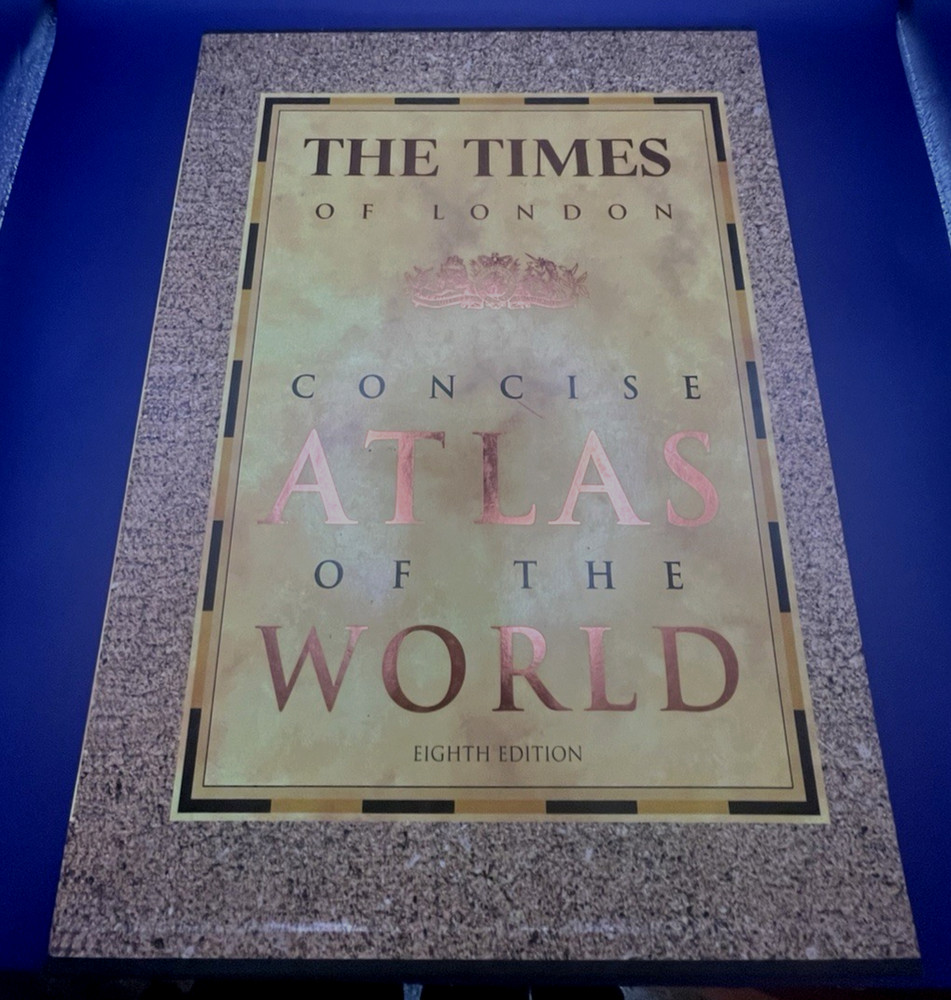 Exquisite Times of London Atlas of the World Book 8th Edition -Like New-
