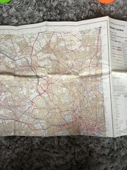 1987 Ordnance Survey Landranger Second Series Map 176 West London