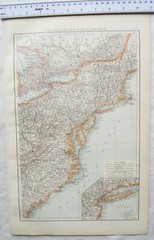 1895 The Times Plate 96 North Eastern United States